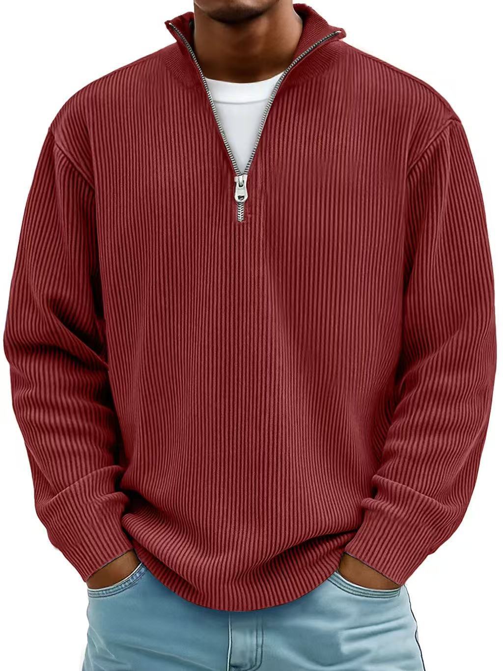Corduroy Sweatshirt Long Sleeve