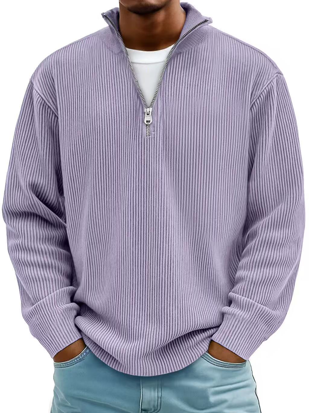 Corduroy Sweatshirt Long Sleeve