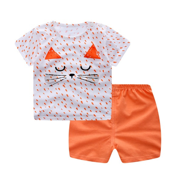 Favourite Cartoon Print Toddler Clothing Sets