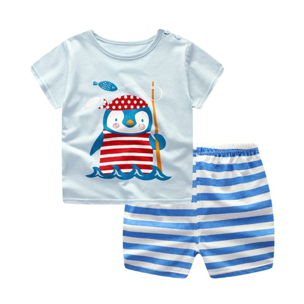 Favourite Cartoon Print Toddler Clothing Sets