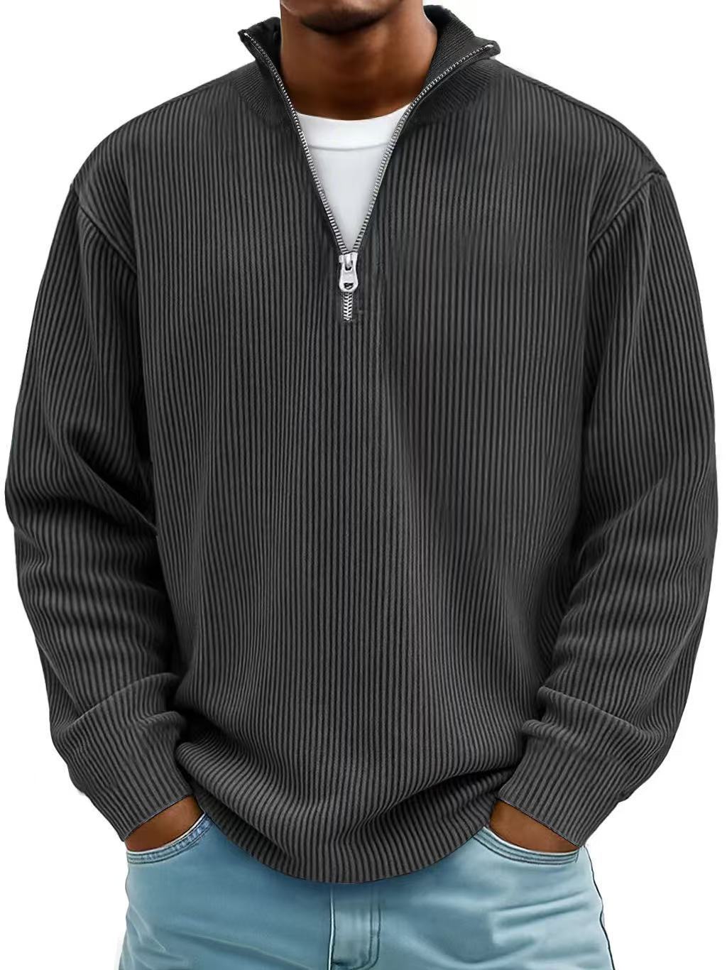 Corduroy Sweatshirt Long Sleeve