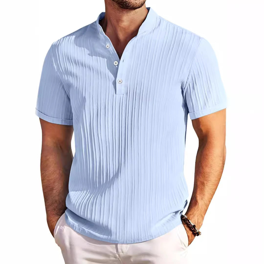 Breathable Comfort Short-Sleeve Polo Shirt