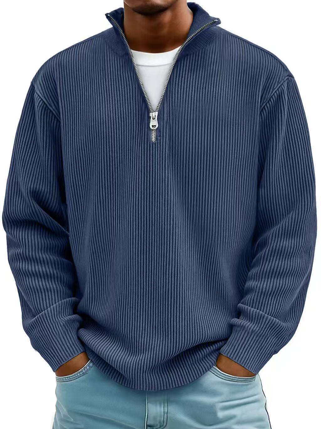 Corduroy Sweatshirt Long Sleeve