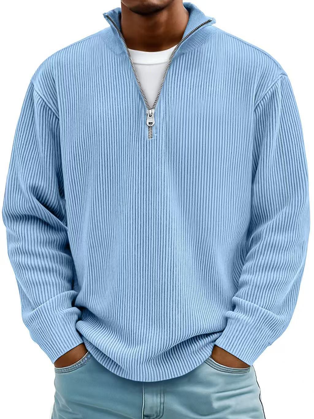 Corduroy Sweatshirt Long Sleeve