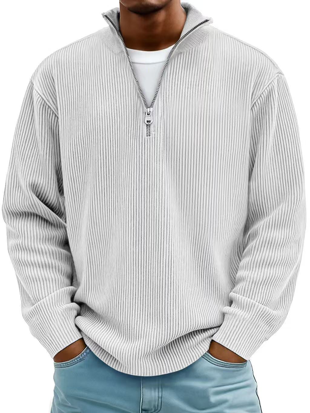 Corduroy Sweatshirt Long Sleeve