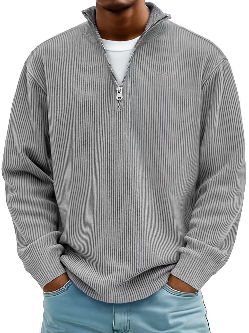 Corduroy Sweatshirt Long Sleeve