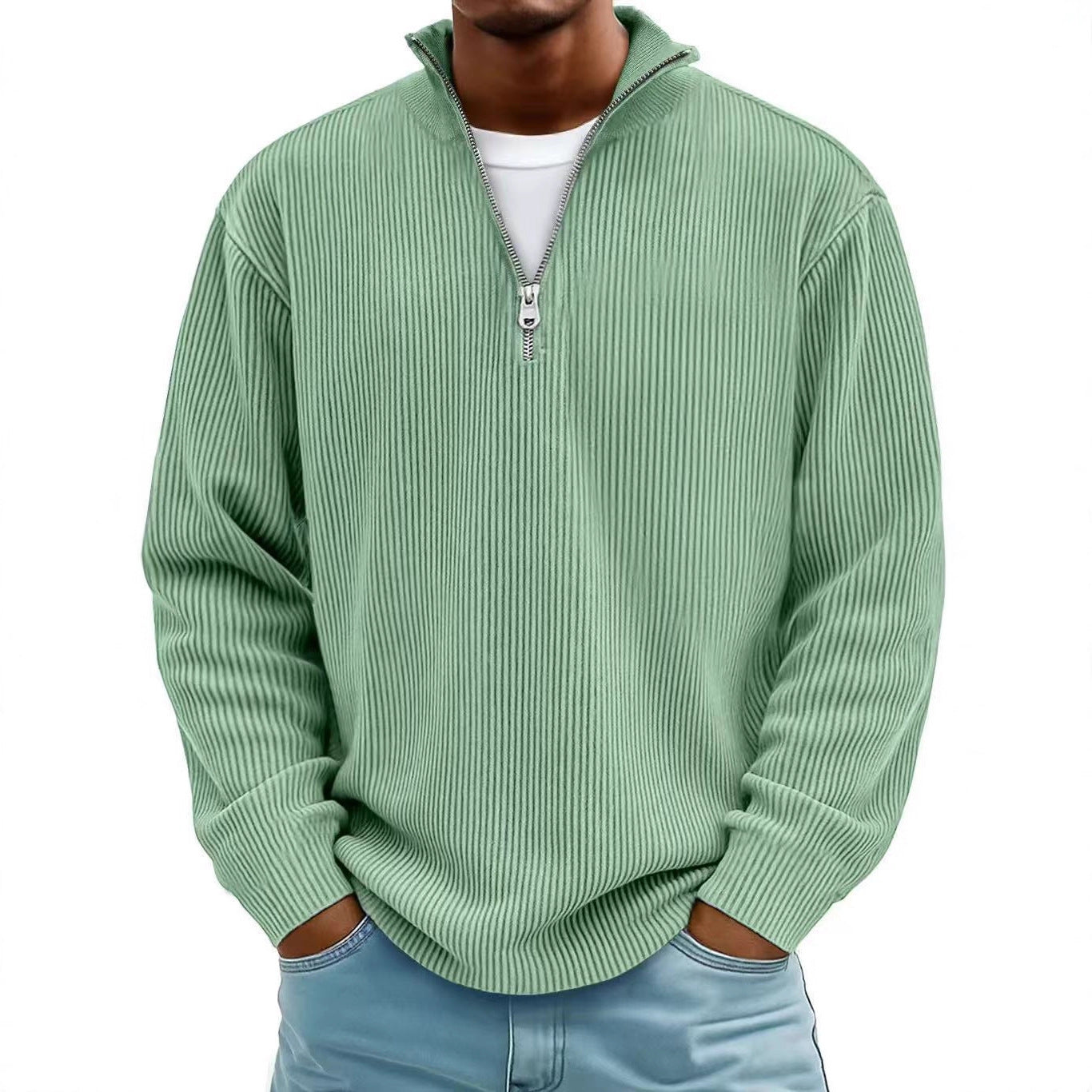 Corduroy Sweatshirt Long Sleeve